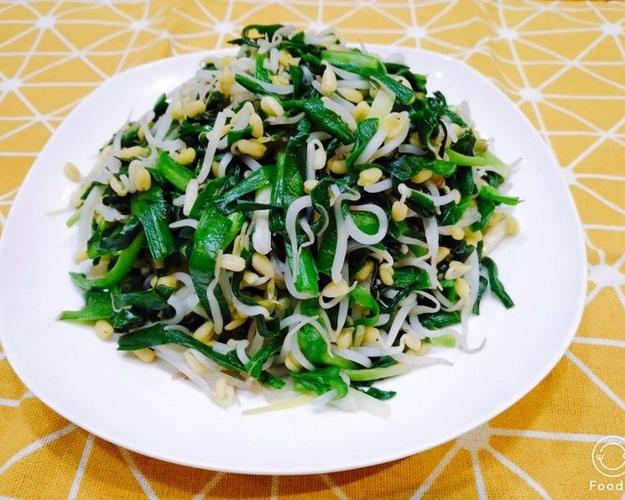 减脂—韭菜银芽的做法和步骤图解 - 减脂—韭菜银芽怎么做好吃 - 菜谱
