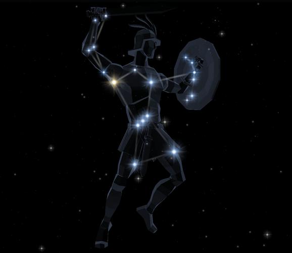遥远宇宙中的猎户座是人类历史上最出名的星座,人类自古以来就注视着