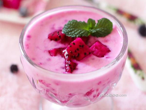 【火龙果酸奶的做法】火龙果酸奶怎么做好吃 火龙果酸奶的家常做法