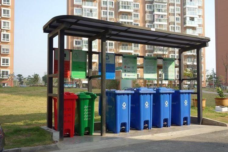 贵阳垃圾亭厂家分类垃圾亭-社区垃圾分类亭- - 武汉绿华多麦公共设施