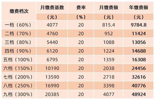 武汉市2023年度社保缴费基数标准公布