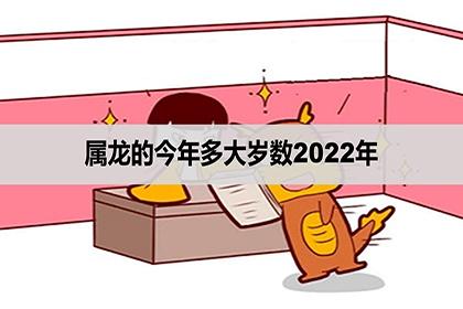 2023年属龙年龄查询表属龙的人出生年份对照表万年历(属龙人多大)